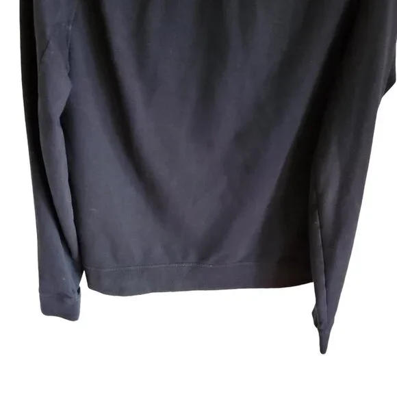 Lululemon Men's Sweatshirt Medium Blue Navy City Sweat Full Zip Hoodie Pockets - Picture 8 of 9